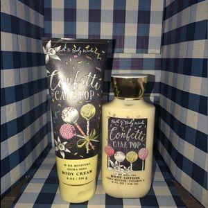 Bath and Body Works Confetti Cake Pop Bundle
